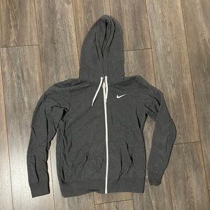 NIKE grey hoodie sweatshirt